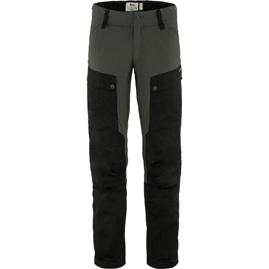 Fjällräven Black-Stone Grey Keb Trousers M Reg