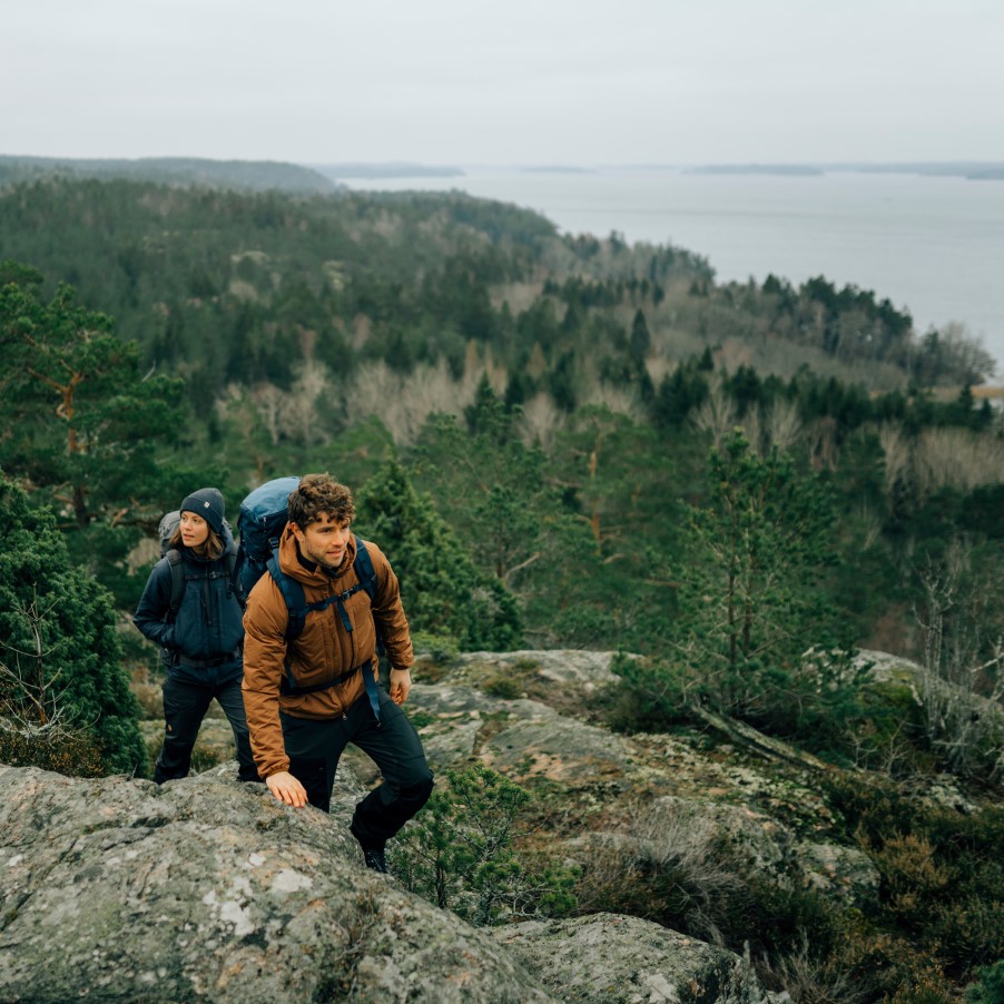 Dark Navy-Uncle Blue Fjällräven Keb Trousers M Reg