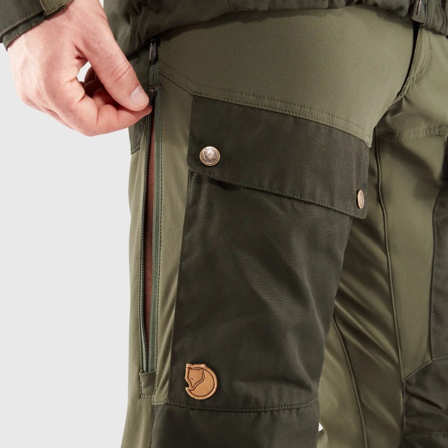 Fjällräven Keb Trousers M Reg Deep Forest-Laurel Green