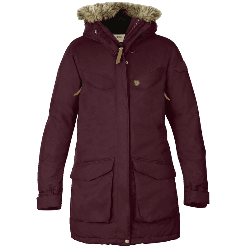 Nuuk Parka W Dark Garnet Fjällräven