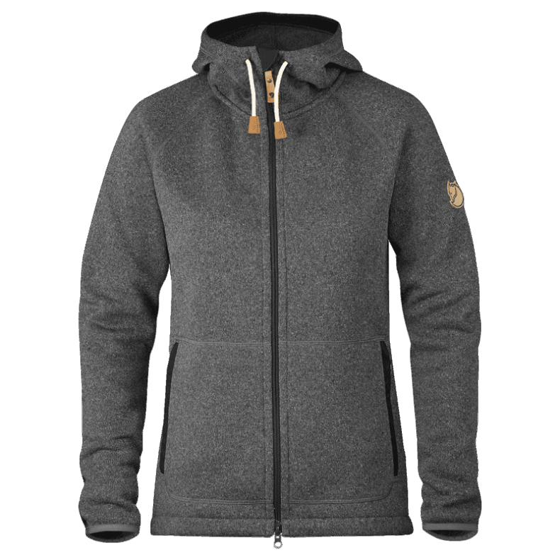 Fjällräven Dark Grey Övik Fleece Hoodie W