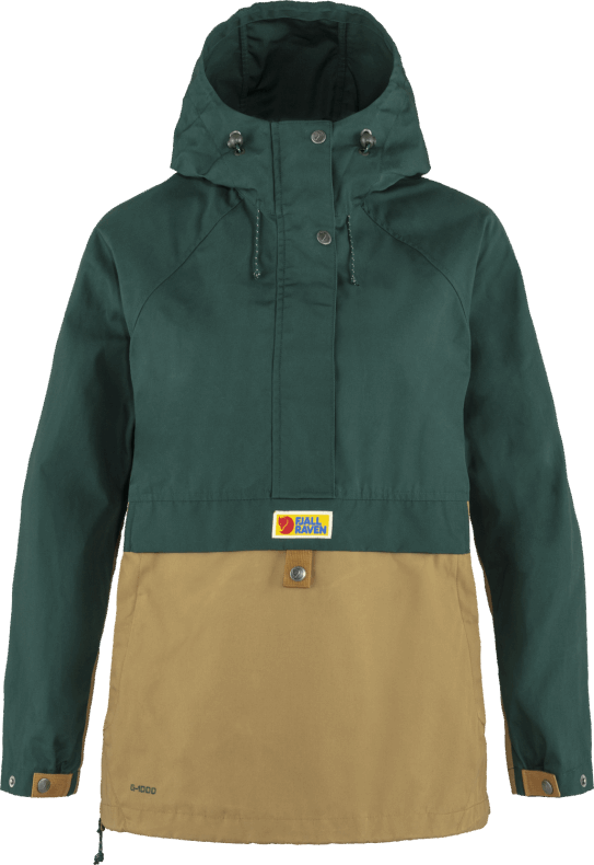 Green/Buckwheat Brown Fjällräven Vardag Anorak W