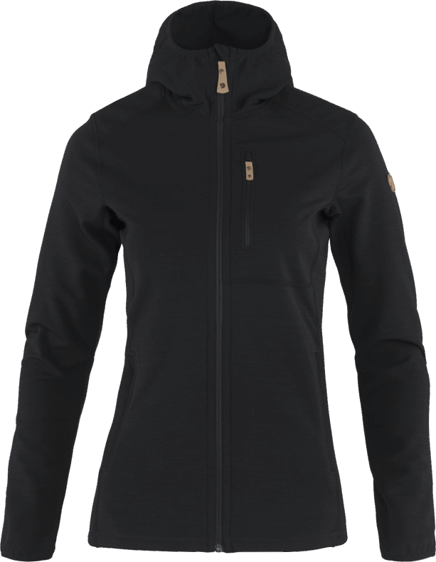 Keb Fleece Hoodie W Black Fjällräven