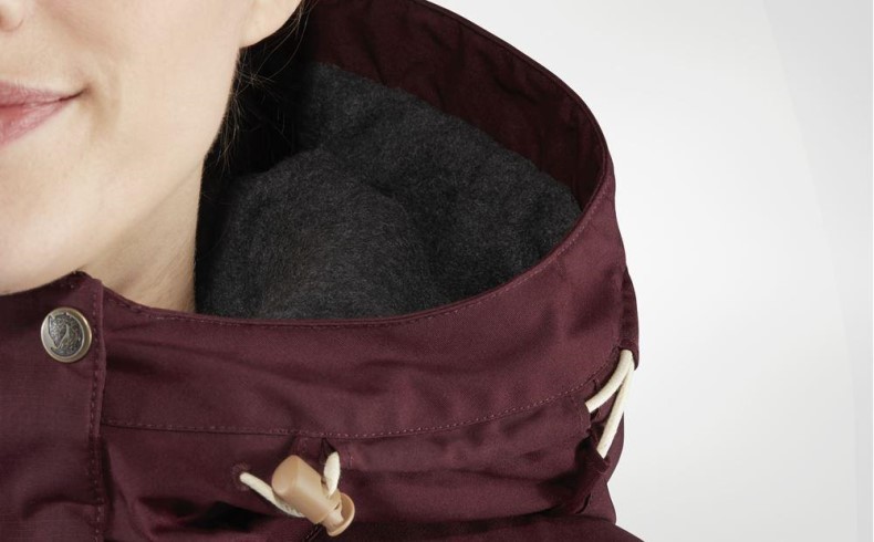 Fjällräven Dark Garnet Singi Wool Padded Parka W - Dark Garnet