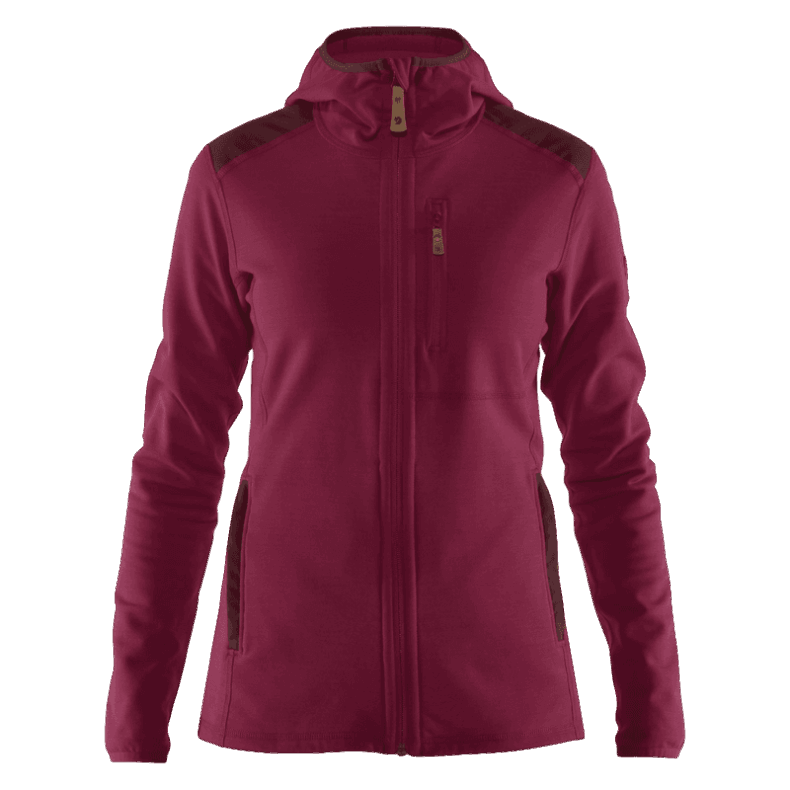 Keb Fleece Hoodie W - 3 Colours Plum/Dark Garnet Fjällräven