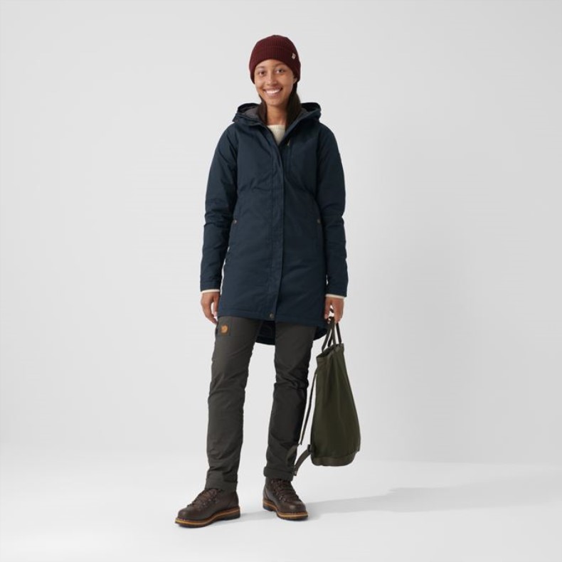 Green Fjällräven Kiruna Padded Parka W - 2 Colours