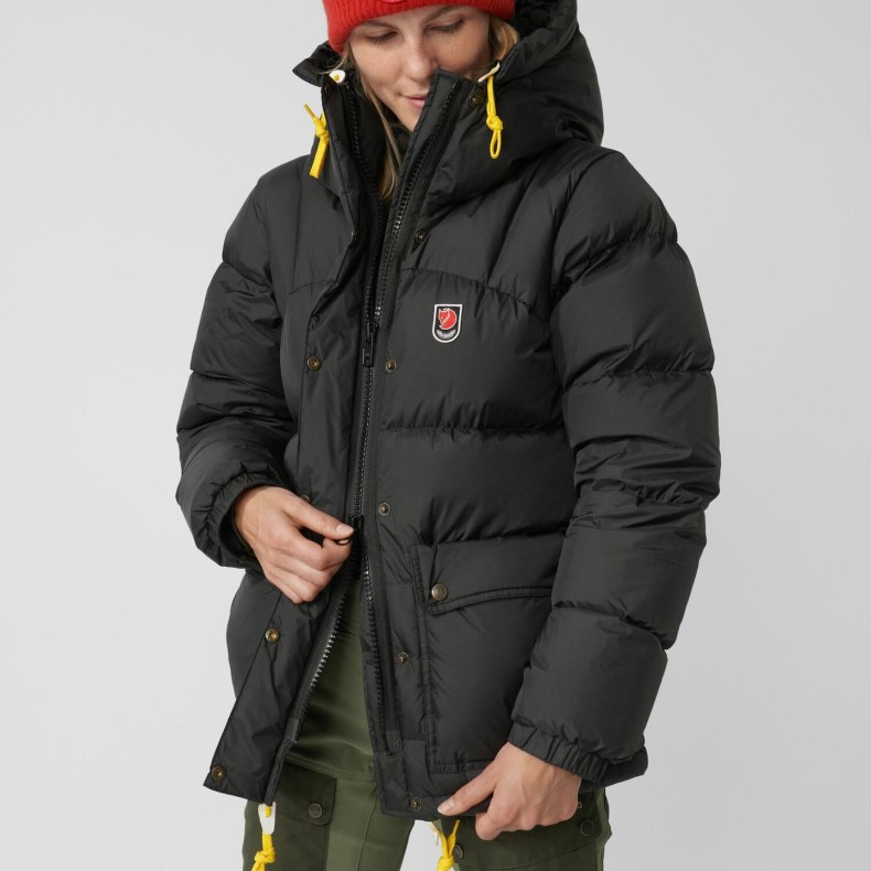 Fjällräven Black Expedition Down Lite Jacket W - Black