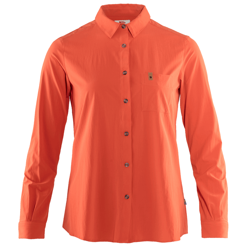 Fjällräven Rowan Red Övik Lite Shirt Ls W - Rowan Red