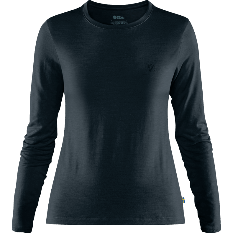 Abisko Wool Ls W Dark Navy Fjällräven