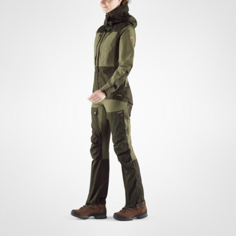 Clay Blue-Mineral Blue Fjällräven Keb Trousers W Short - Clay Blue Mineral Blue