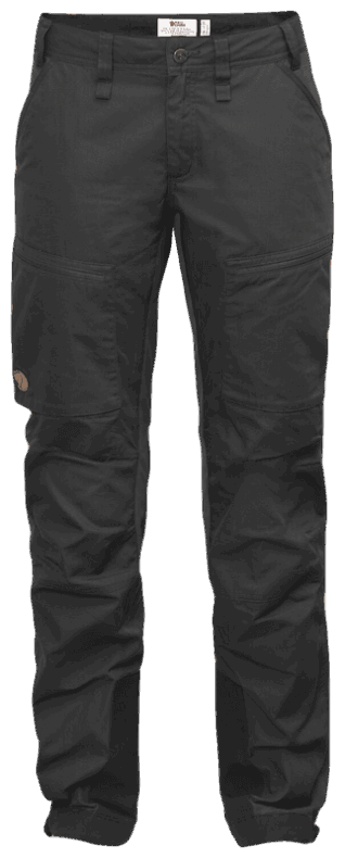 Dark Grey Abisko Lite Trekking Trousers W Short Fjällräven Brand