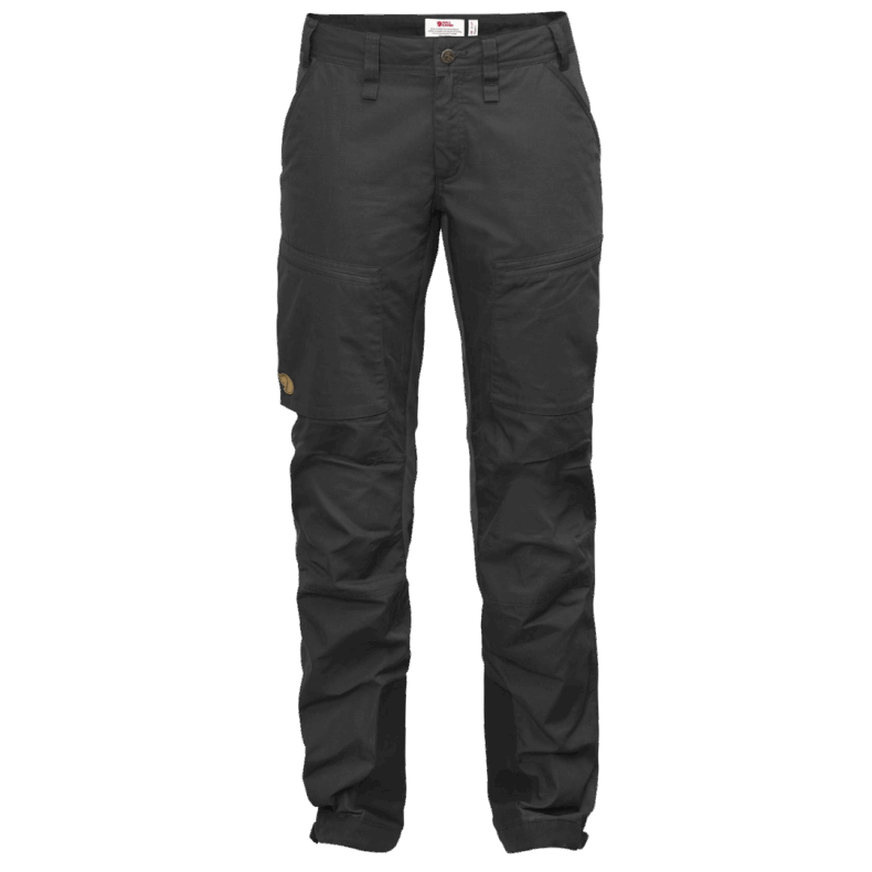 Dark Grey Abisko Lite Trekking Trousers W Fjällräven