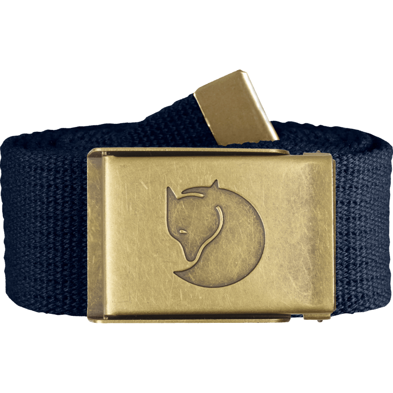 Canvas Brass Belt 4Cm Fjällräven Dark Navy