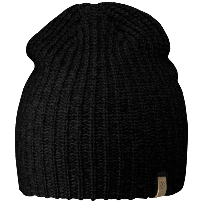 Black Fjällräven Övik Melange Beanie