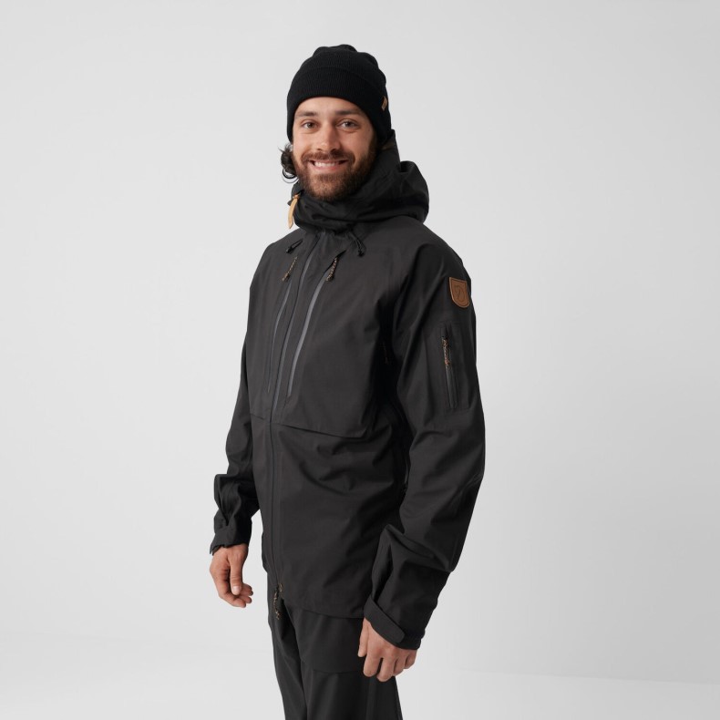 Keb Eco-Shell Jacket M Fjällräven Brand Chestnut