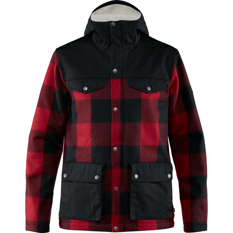 Greenland Re-Wool Jacket M Fjällräven Red-Black