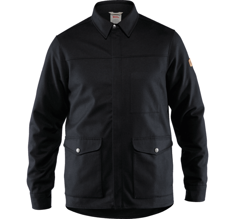 Greenland Re-Wool Shirt Jacket M Black Fjällräven