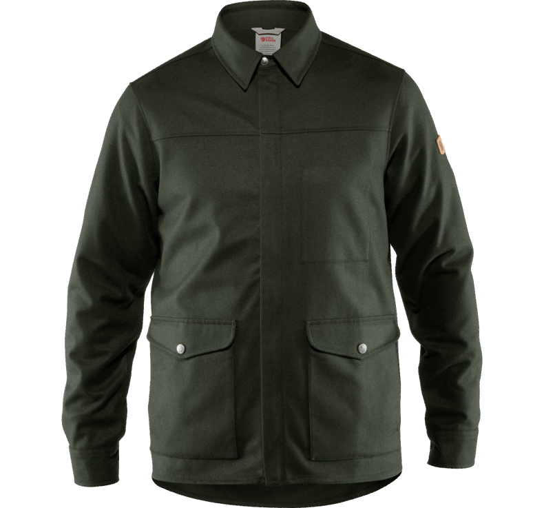 Greenland Re-Wool Shirt Jacket M Fjällräven Deep Forest