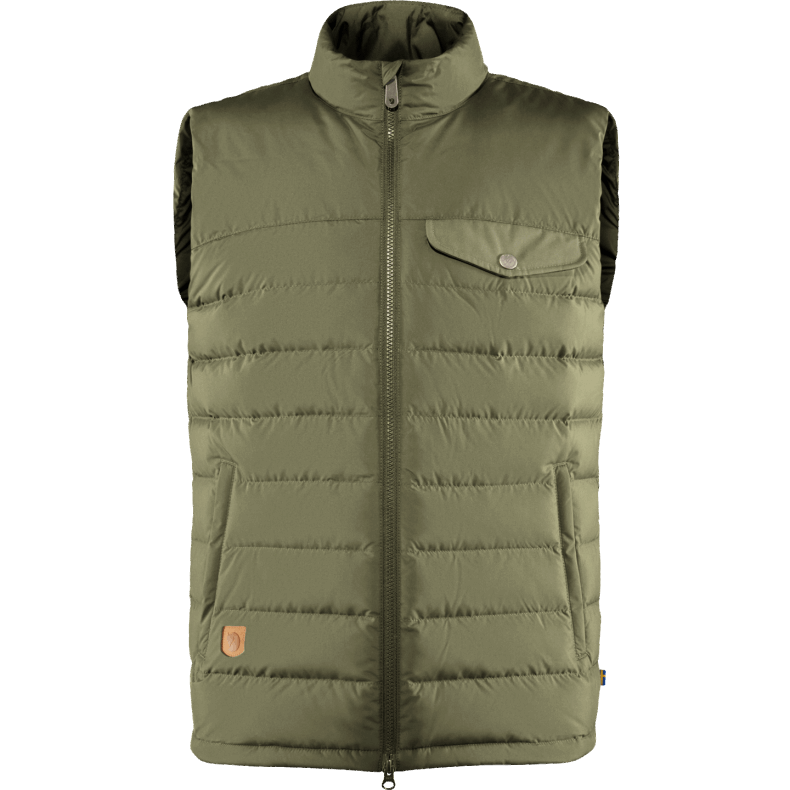 Greenland Down Liner Vest M Green Fjällräven