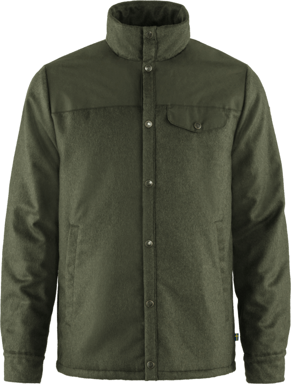 Deep Forest Fjällräven Canada Wool Padded Jacket M