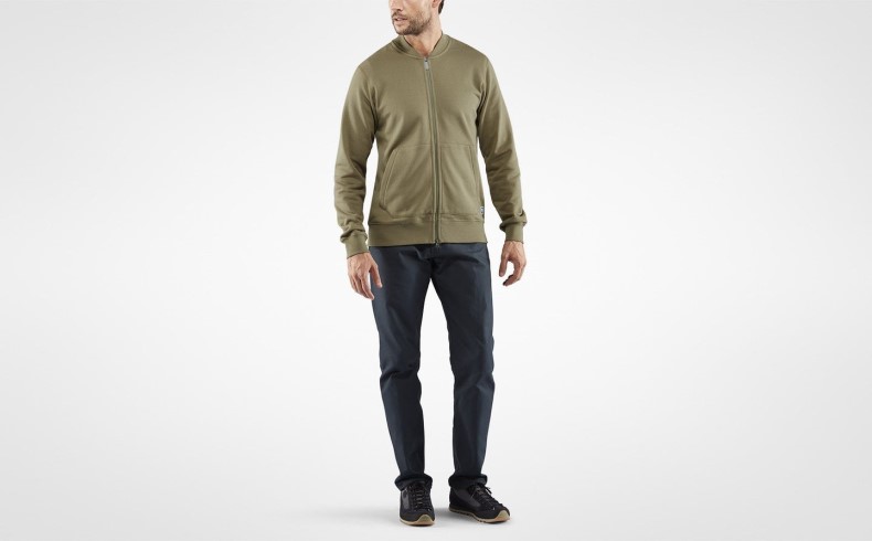 Greenland Zip Cardigan M Fjällräven Green