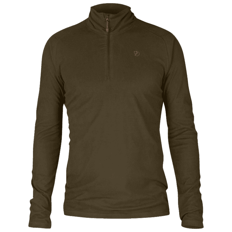 Dark Olive Fjällräven Pine Half Zip M