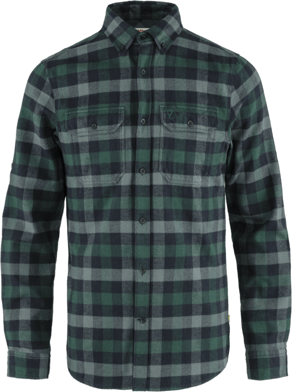 Skog Shirt M - Various Colours Arctic Green/Dark Navy Fjällräven