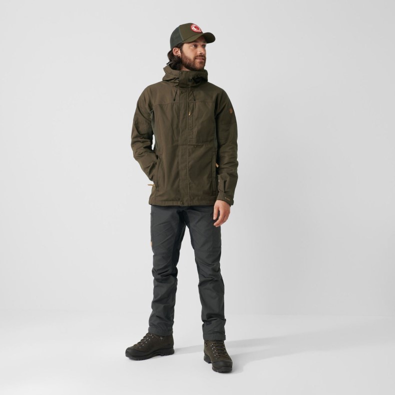 Dark Olive Fjällräven Kaipak Trousers M