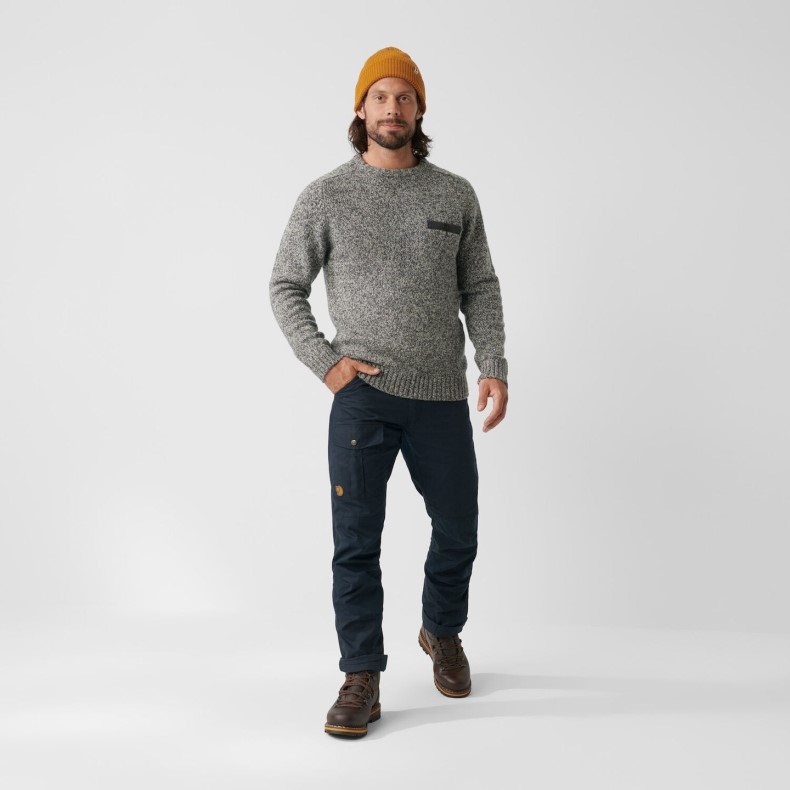 Dark Olive Fjällräven Nils Trousers M Long