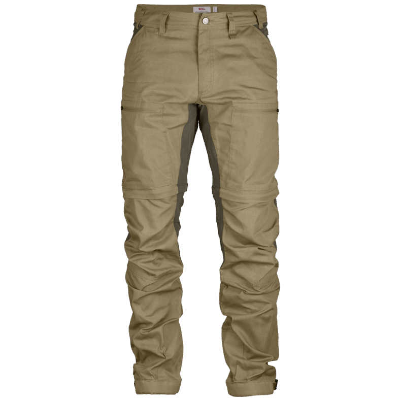 Abisko Lite Trekking Zip-Off Trousers M Regular Sand/Tarmac Fjällräven