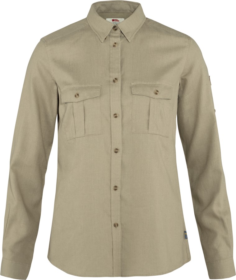 Sand Stone Övik Travel Shirt Ls W Fjällräven