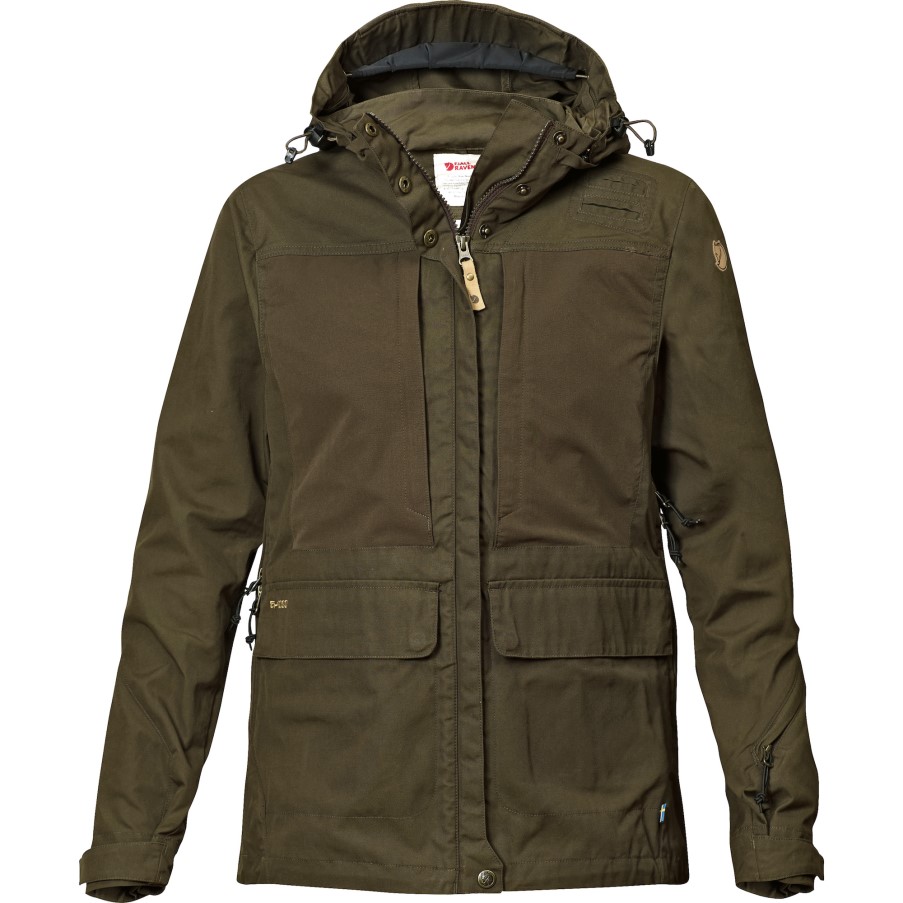 Fjällräven Dark Olive Lappland Hybrid Jacket W