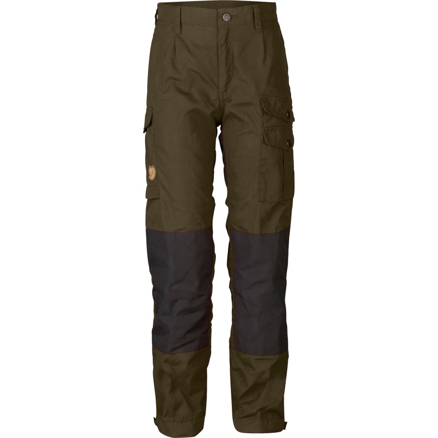 Dark Olive Fjällräven Kids Vidda Trousers