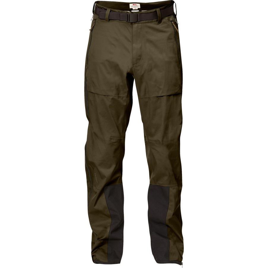Keb Eco-Shell Trousers M Fjällräven Dark Olive
