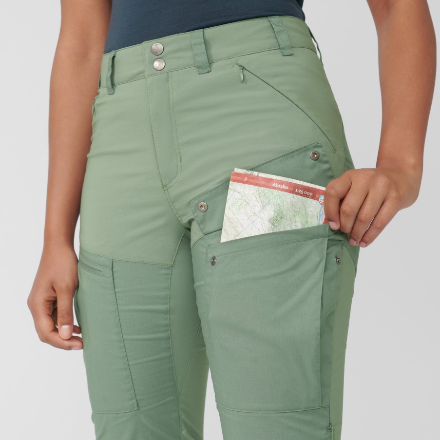 Fjällräven Indigo Blue-Dark Navy Abisko Midsummer Trousers W Short