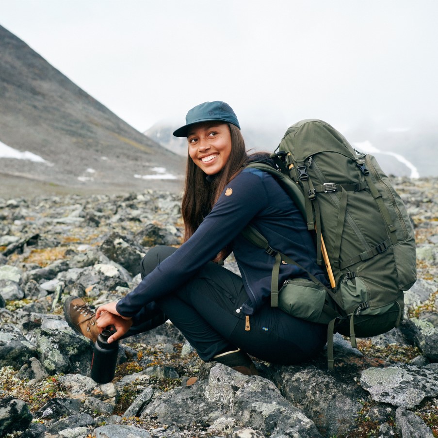 Fjällräven Indigo Blue-Dark Navy Abisko Midsummer Trousers W Short