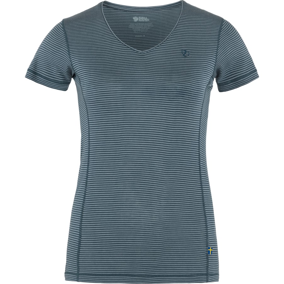 Indigo Blue Abisko Cool T-Shirt W Fjällräven Brand