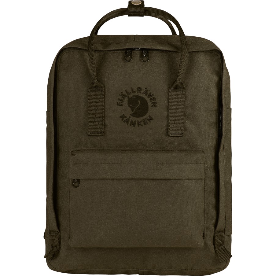 Re-Kånken Dark Olive Fjällräven Brand