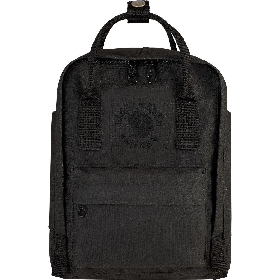 Fjällräven Black Re-Kånken Mini