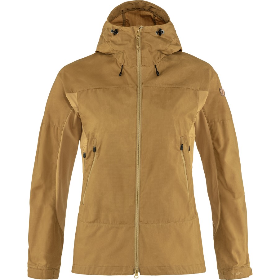 Buckwheat Brown Fjällräven Brand Abisko Lite Trekking Jacket W