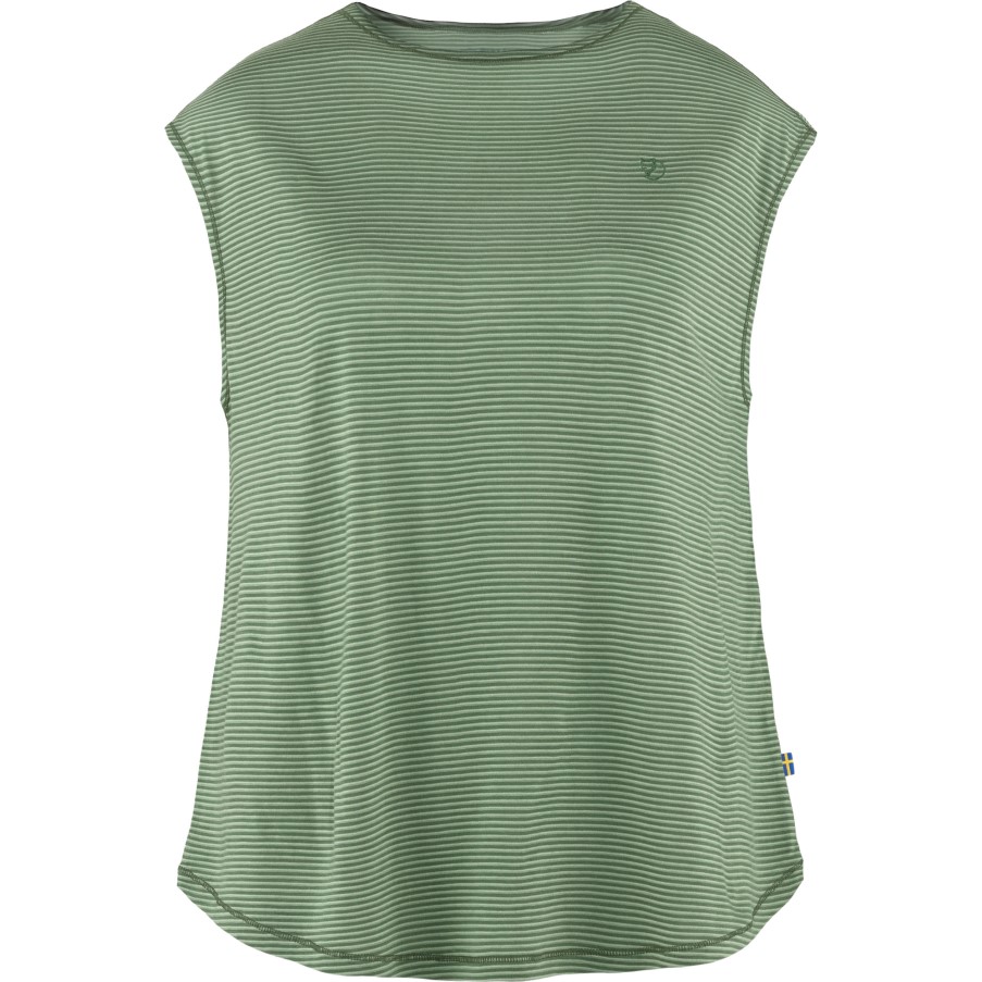 Patina Green Fjällräven Brand High Coast Cool T-Shirt W