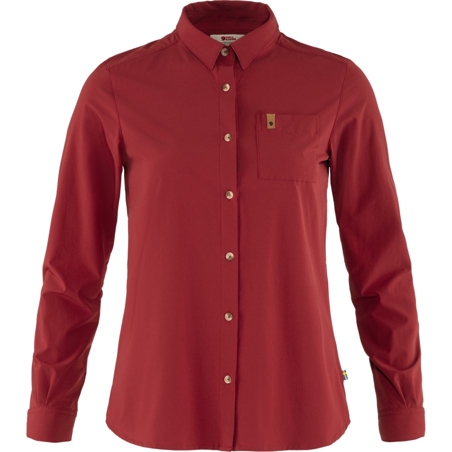 Fjällräven Pomegranate Red Övik Lite Shirt Ls W