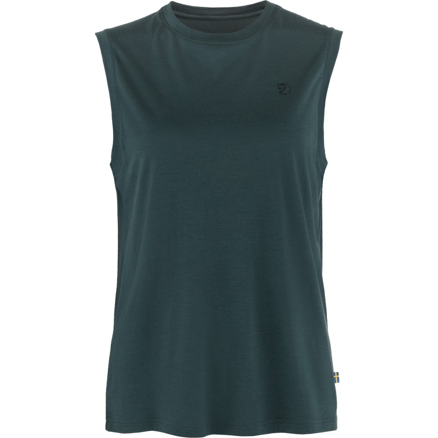 Dark Navy Abisko Wool Tank Top W Fjällräven