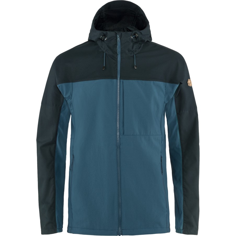 Abisko Midsummer Jacket M Fjällräven Brand Indigo Blue-Dark Navy