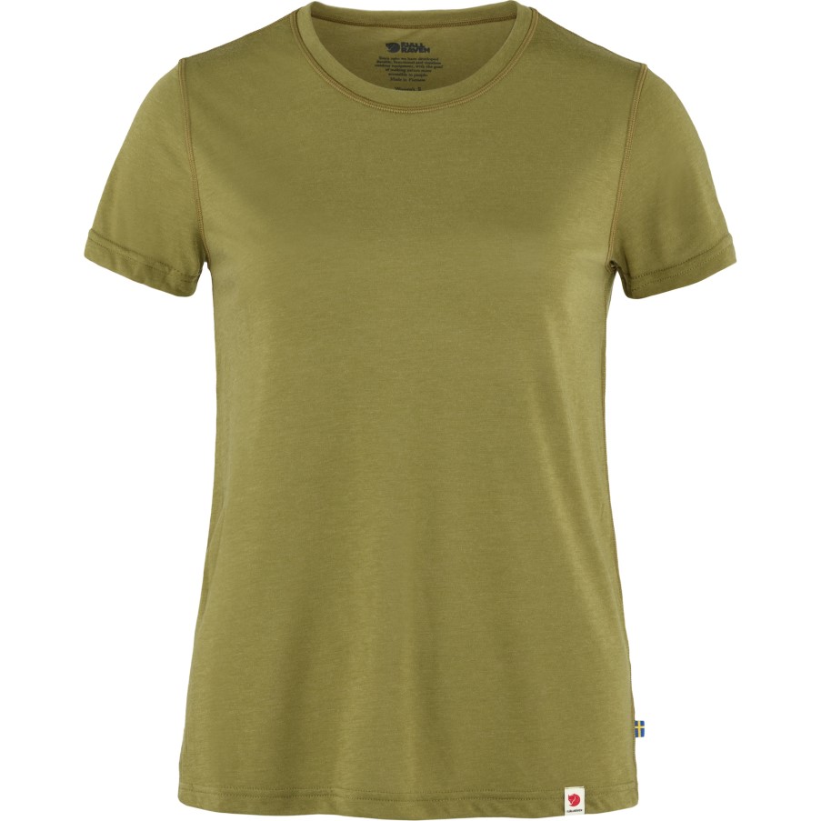 Moss Green Fjällräven High Coast Lite T-Shirt W