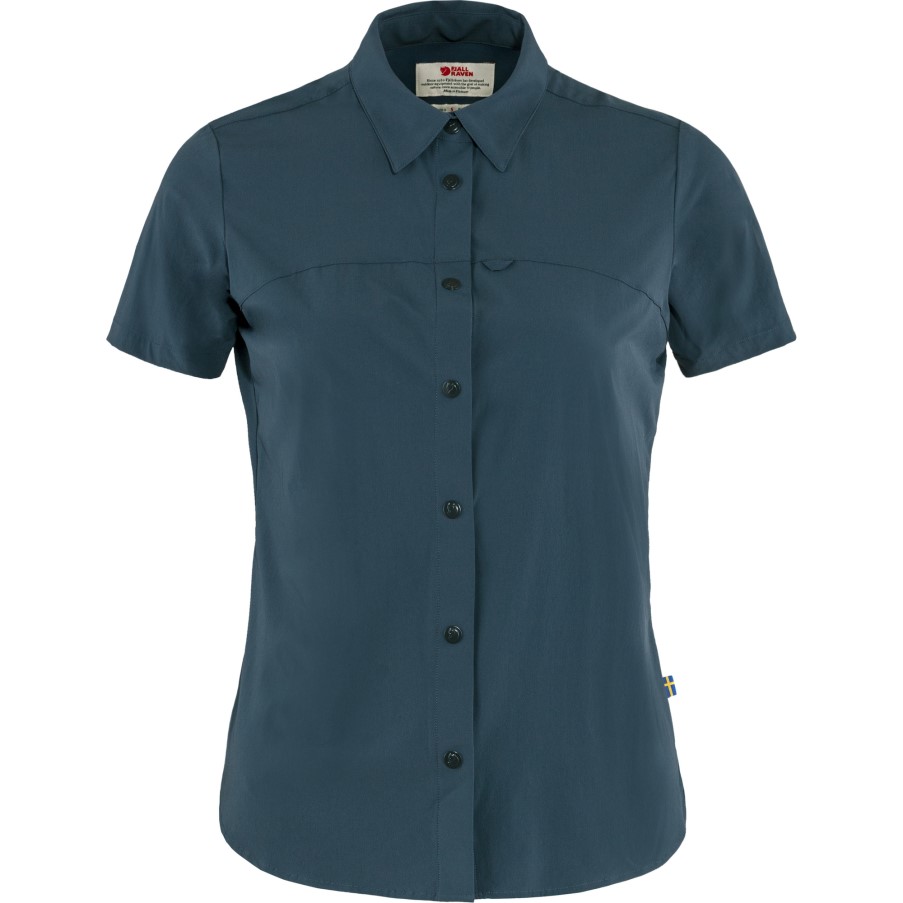 Fjällräven Navy High Coast Lite Shirt Ss W