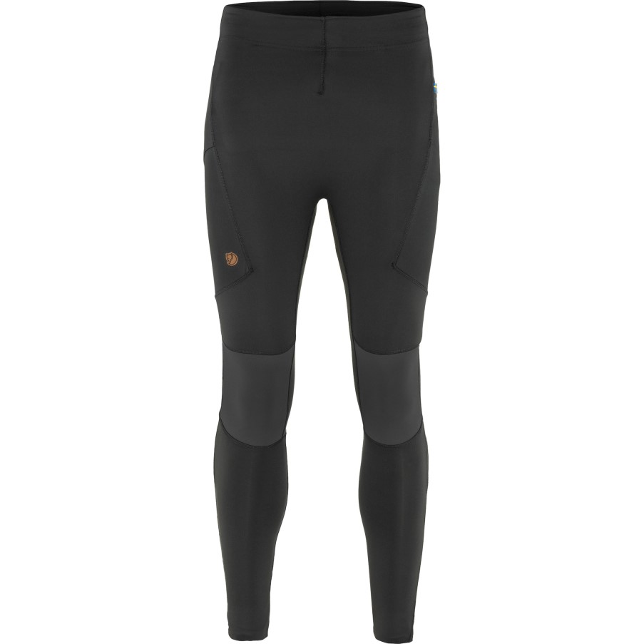 Black-Iron Grey Fjällräven Brand Abisko Trekking Tights Pro M