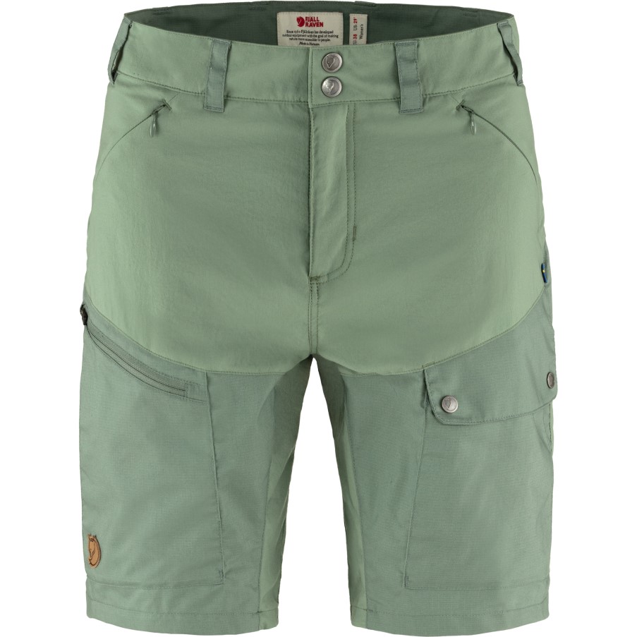 Jade Green-Patina Green Fjällräven Brand Abisko Midsummer Shorts W