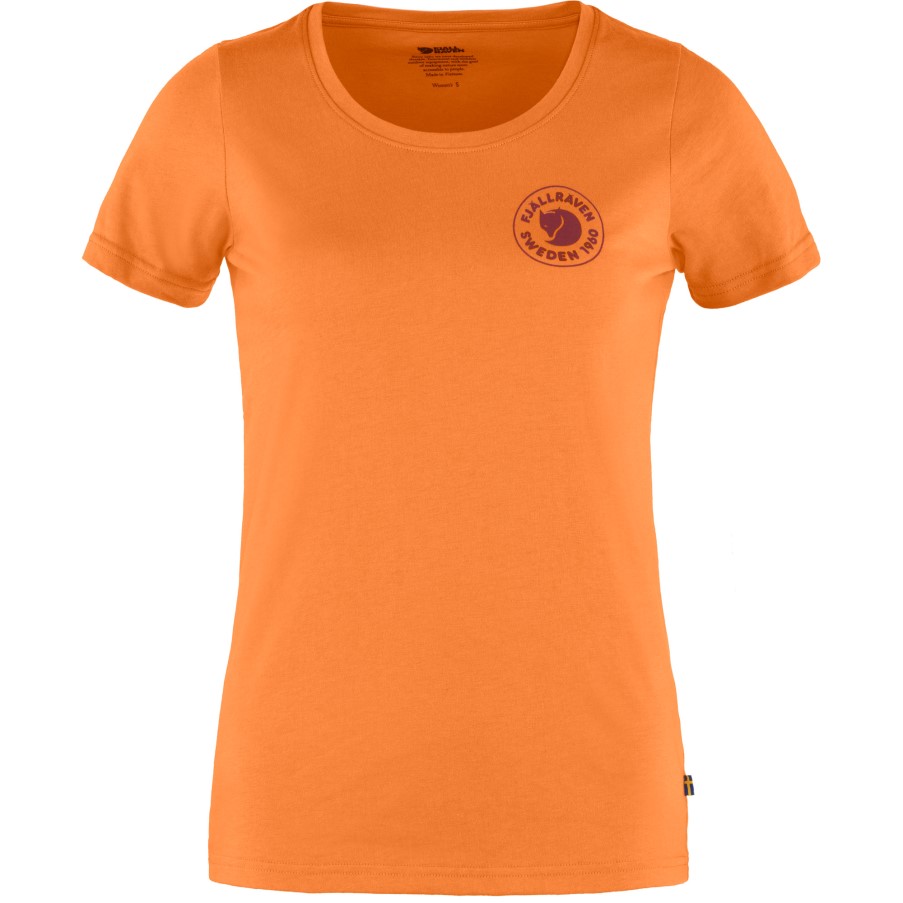 Spicy Orange 1960 Logo T-Shirt W Fjällräven Brand