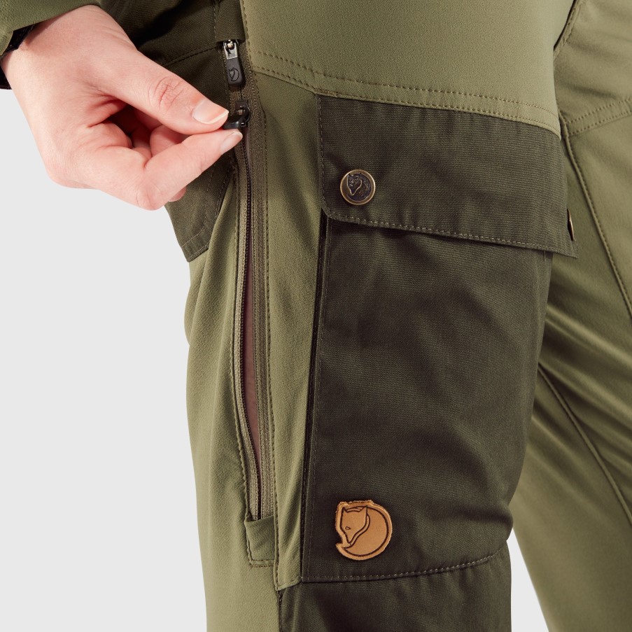Keb Trousers W Short Fjällräven Timber Brown-Chestnut